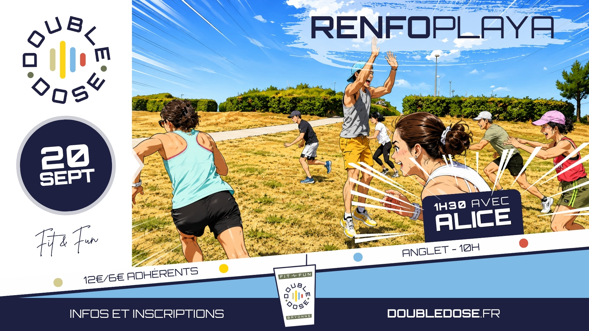 Renfo playa septembre 2026 Double Dose